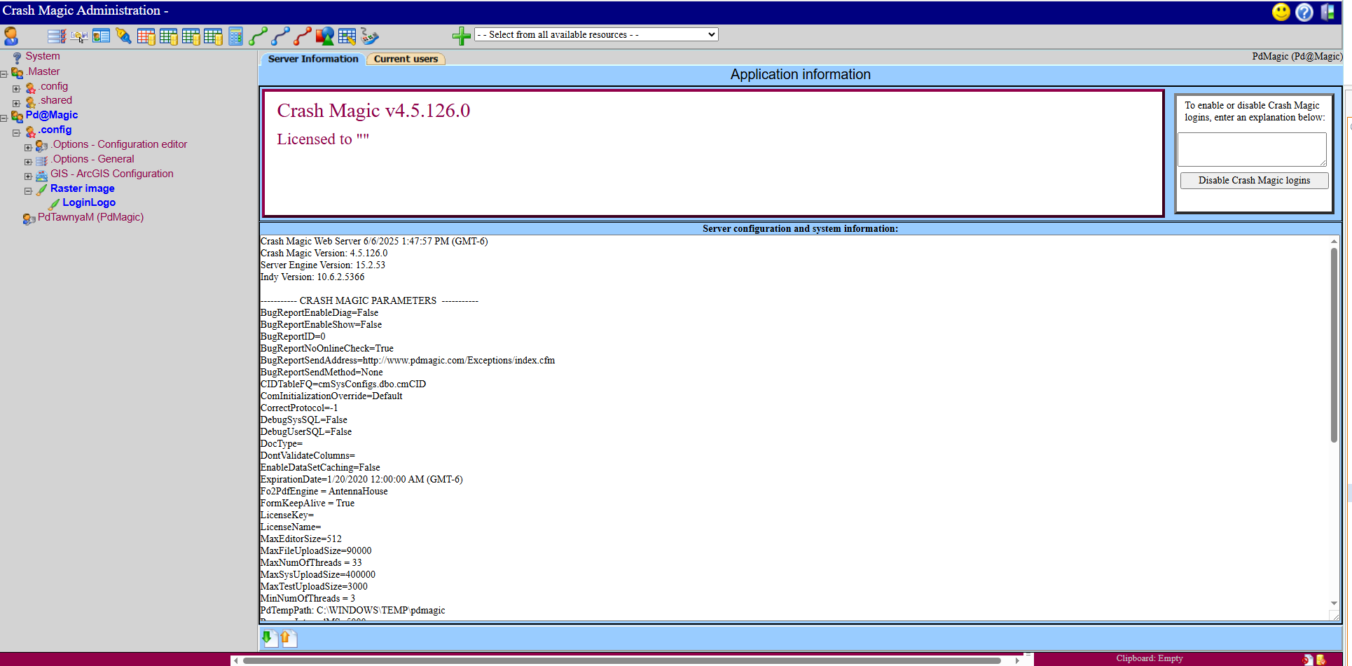 Admin side